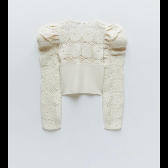 Zara Tops Zara Nwt Combination Knit Top Poshmark